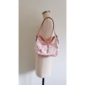 Coach Pink Optic Signature Shoulder Bag